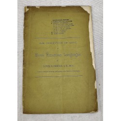 The Conception of Love in Some American Languages